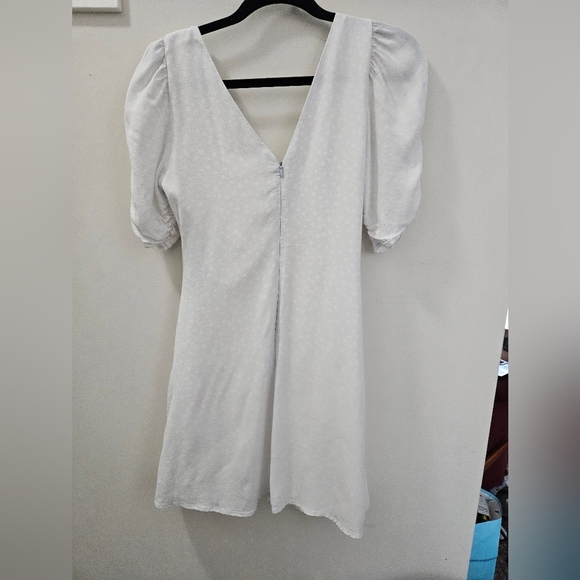 Zara Sz.L White Polka Dot 3/4 Sleeve - Picture 11 of 12